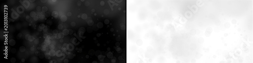 Fotografía Dense particle bokeh dust overlay for atmosphere on black and transparent backgrounds with small light specks