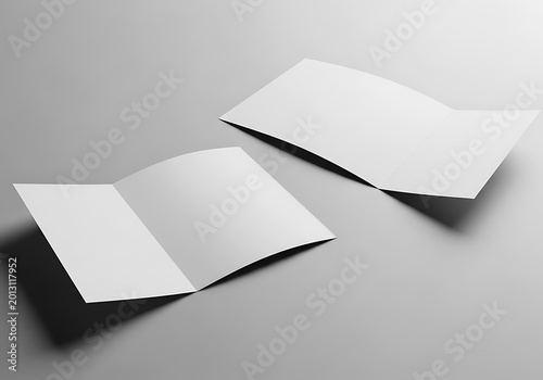 Minimalist white geometric paper shapes on black background, white paper shapes, geometric forms