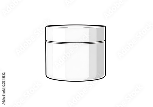 Minimalist white 3 d rendered cube with rounded edges, geometric shape white cube