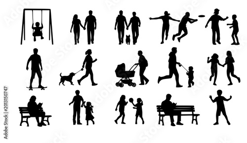cPeople silhouettes in elevation side view | Architecture people | silhouettes of people | 2D people | Section Elevation View | Architectural drawing people | characters See Less