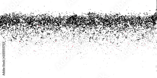 Foto A stark, textured close-up of charcoal dust against a pristine expanse, inviting introspection on the interplay of texture, shadow, and the allure of artistic mediums