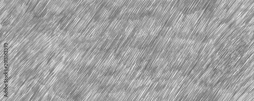 Seamless pattern with gray graphite pencil diagonal hatching. Horizontal background with oblique scribbles. Black and white hand drawn texture