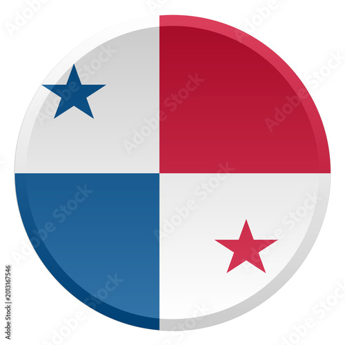 Panama Flag Round Disc and 3D Transparent Glossy Button Icon Free Download Panama Flag Round Disc and 3D Transparent Glossy Button Icon - GFXLoad