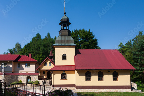 Holy Spirit church in Czatachowa, a small village in the Jura Krakowsko-Czestochowska region, Poland.