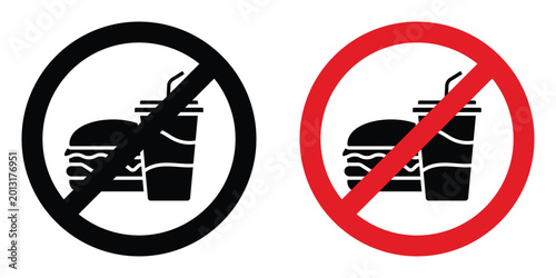 Foto No food allowed sign design illustration drawings
