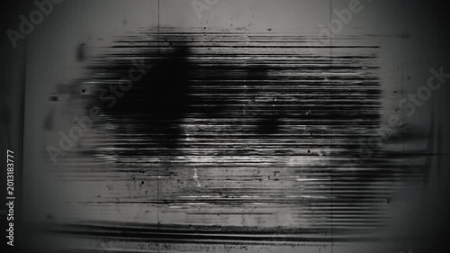 Messy Grunge Video. Animated horror background overlay video