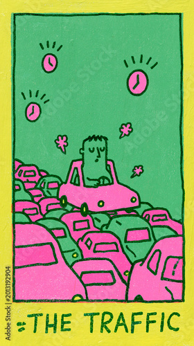 The Traffic Card Illustration Pack