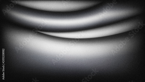 Minimal Monochrome Abstract Glow Curves Background