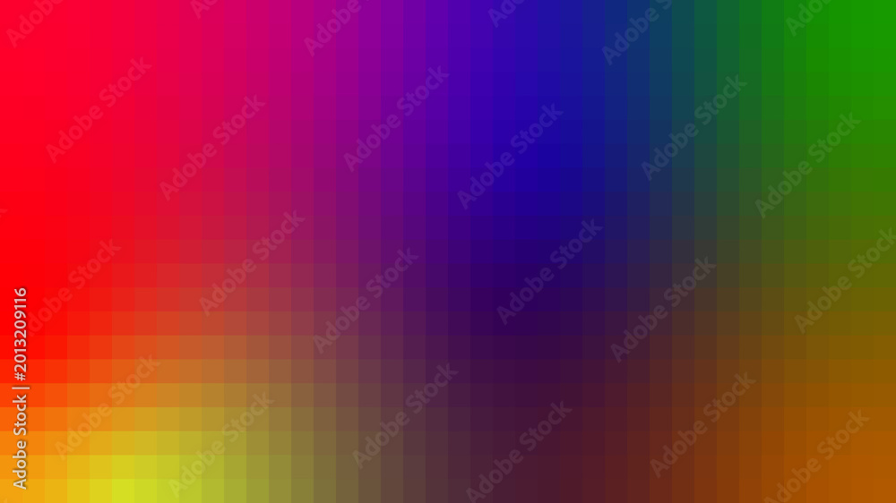 Fototapeta premium Vibrant abstract background featuring a smooth blend of primary and secondary colors creating a soft and luminous artistic gradient effect