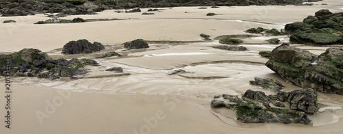 Rock Formation at Low Tide