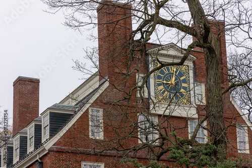 Photos Historic clock tower detail on Harvard campus in Cambridge