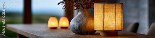 scandinavian lighting design, layered lighting in a scandinavian home creates intimate, sophisticated ambiance balanced, high-quality composition