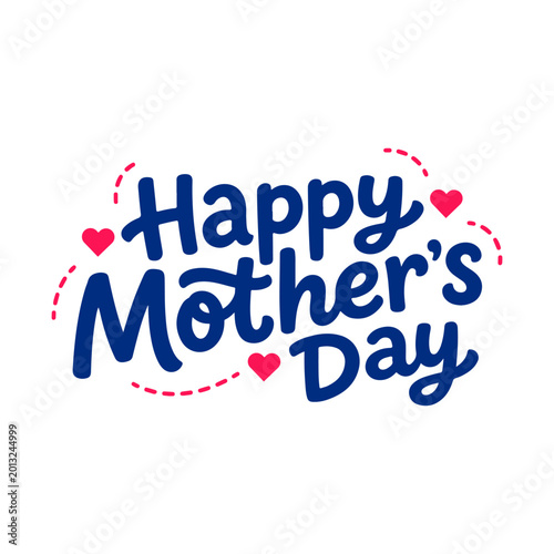 Celebrate Mother's Day with this cute typography design. High-quality EPS, JPG, and transparent PNG formats included for prints and crafts.