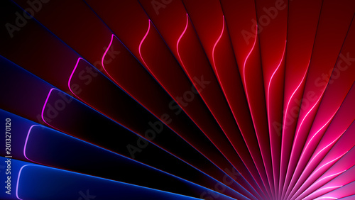 Canvastavla Ribbed glass with smooth diagonal geometry and soft light refraction