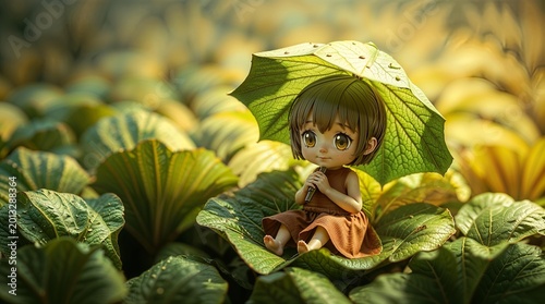 girl with umbrella