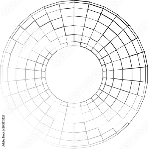 Foto Globe grid forms