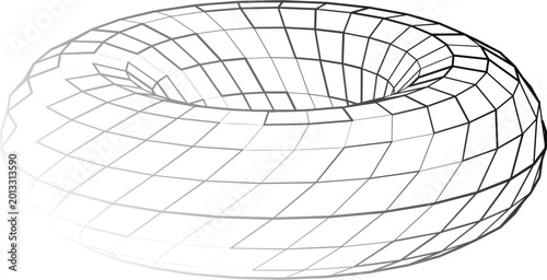 Foto Globe grid forms