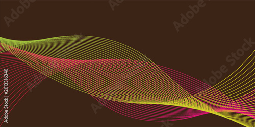 Multicolor web design. bland abstract vector wave stripe line template. swoosh speed line music and science technology vector flow background.