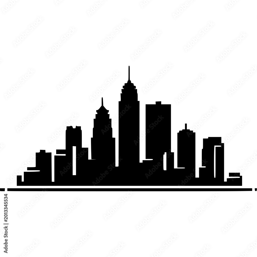 Obraz premium Kansas City Skyline Icon