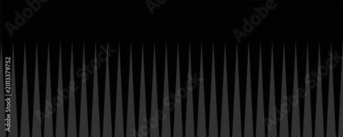 Fotografie Sleek black background with vertical stripes