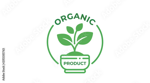Photos Green plant in a pot symbol.