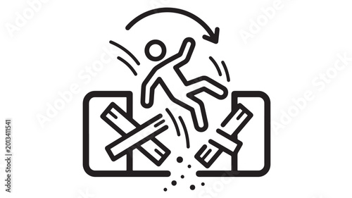 Obraz na płótnie Business exchange icon showing two arrows around a split window, symbolizing pro