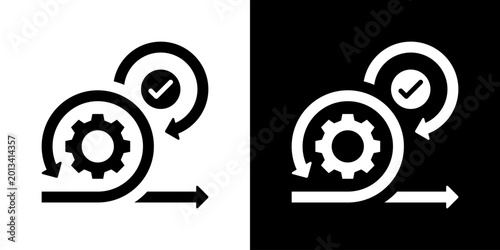 Photos Scrum Icon Set Multiple Style Collection