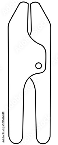 Konstfotografi vector illustration of a jaw locking multiplier
