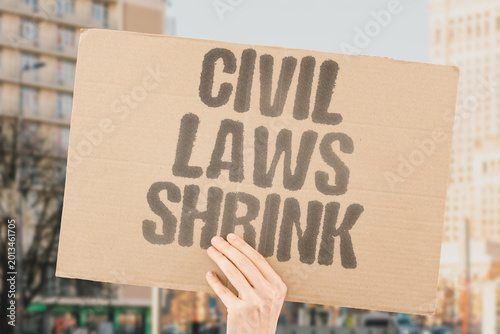 фотографія "Civil Laws Shrink" Incremental legal erosion narrows permitted public assembly scope