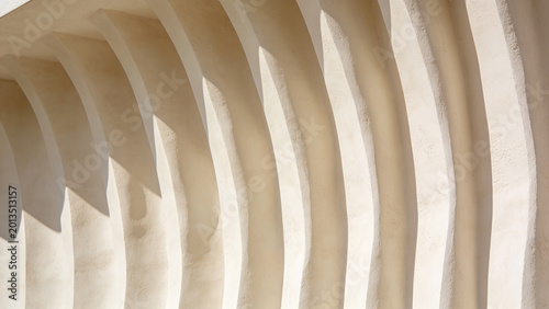 Soft curves of curved walls cast gentle shadows