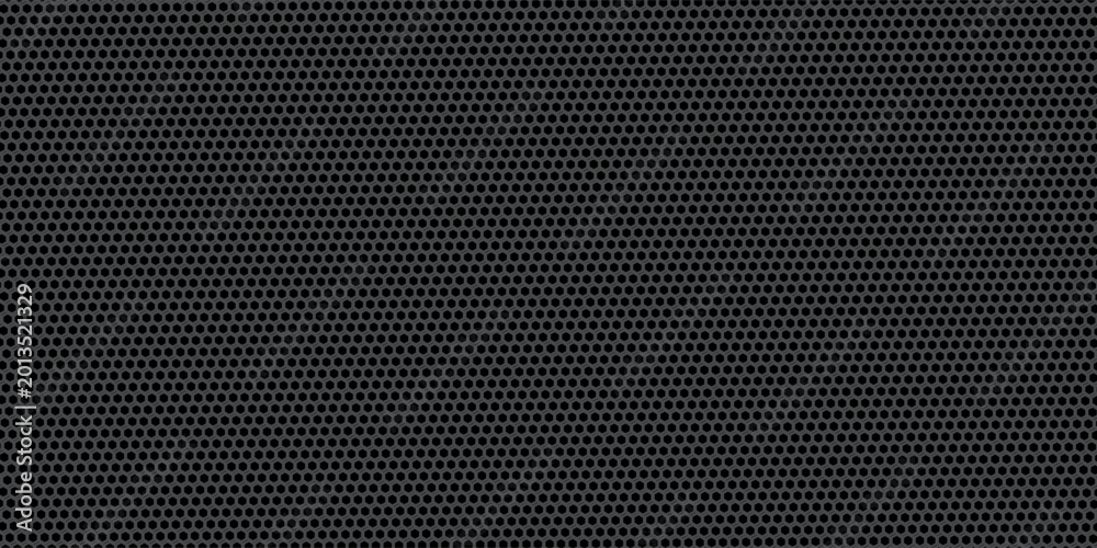 Фотография Black perforated metal plate
