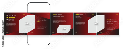 Marketing agency carousel post template pack. Creative social media post design. Business carousel banner. Social media post bundle. Digital marketing banner carousel template. Instagram story design