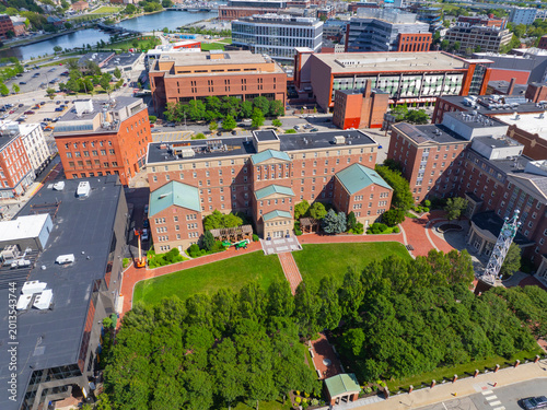McNulty Hall in Johnson and Wales University in downtown Providence, Rhode Island RI, USA.