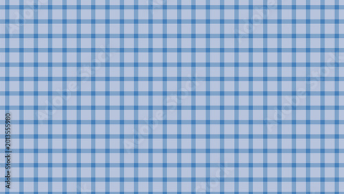 Fotografi A refreshing light blue and deeper blue checkered plaid pattern creates a soothi