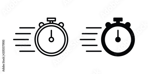 Obraz na płótnie quick response icon vector concept set