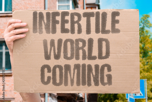 Foto "Infertile World Coming" Projected fertility trends indicate generational population viability threats
