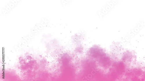 Bild auf Leinwand Soft pink smoke or vapor explosion
