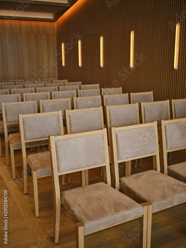 conference room with chairs