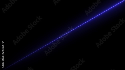 Straight neon laser line black background Animation. neon line animation glowing line Light effect. dynamic neon stroke, Glowing led light line beam collection, glowing light effect