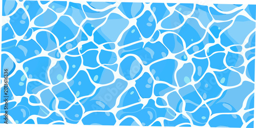 seamless water pattern with blue and turquoise shades