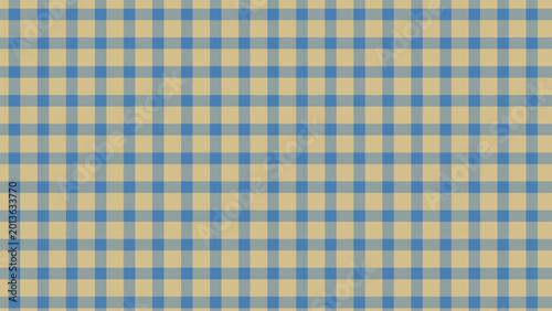 Foto A classic seamless plaid pattern combining shades of blue and tan for a traditio
