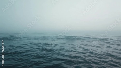 ocean waves and clouds