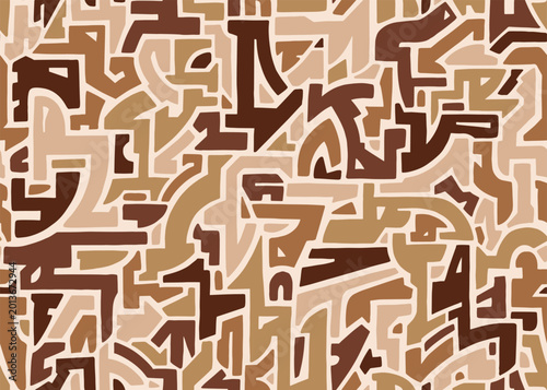 Fotografía Abstract earthly geo seamless pattern background