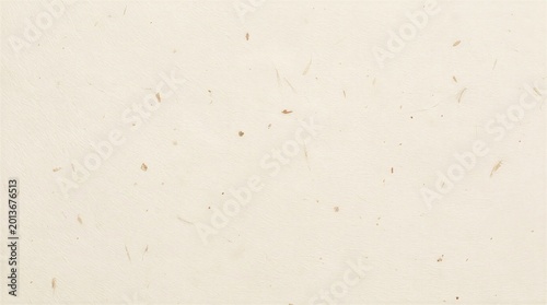 Handmade paper texture with natural fibers and flecks