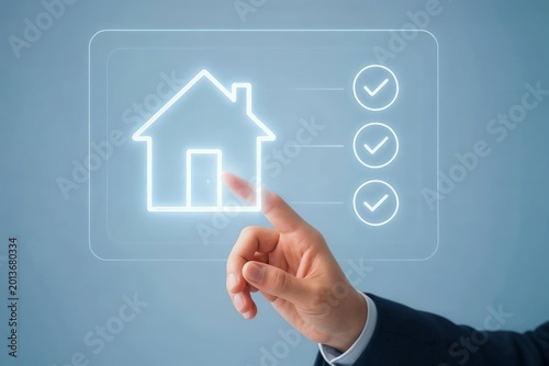 Smart Home Security Concept with Digital Protection Interface
