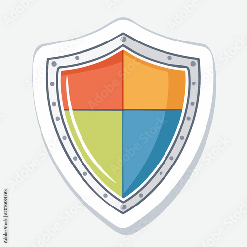 Colorful Shield Icon Free Download Colorful Shield Icon - GFXLoad