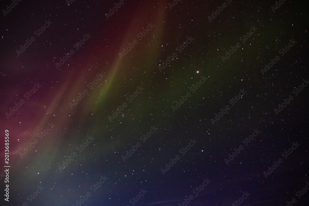 Obraz premium Polarlichter im hohen Norden von Schweden