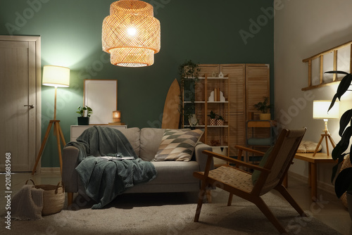 Interior of living room wit...