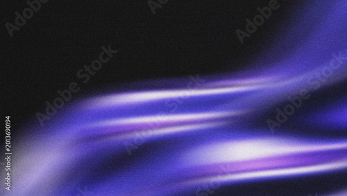 Bild auf Leinwand Abstract purple light waves flowing gracefully across a dark background creating