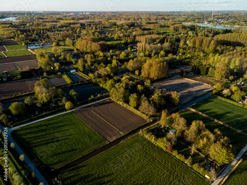 Rural Flanders: A Panoramic View of Farmland
